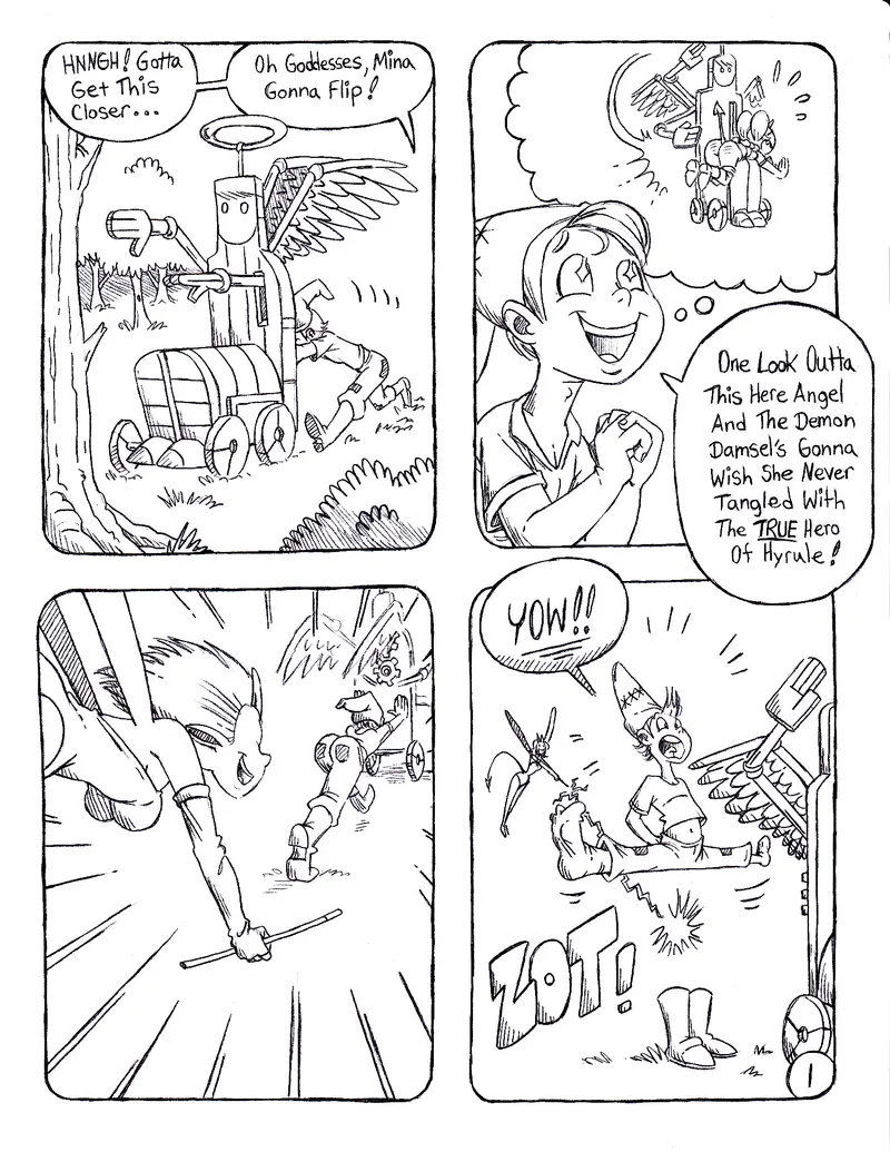 Pixie Attack comic porn — cover