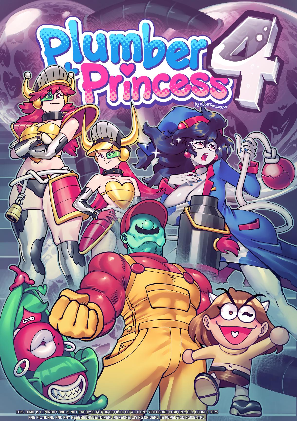Plumber + Princess 4 — cover