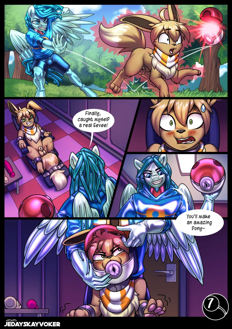 Pony Eevee comic porn — cover