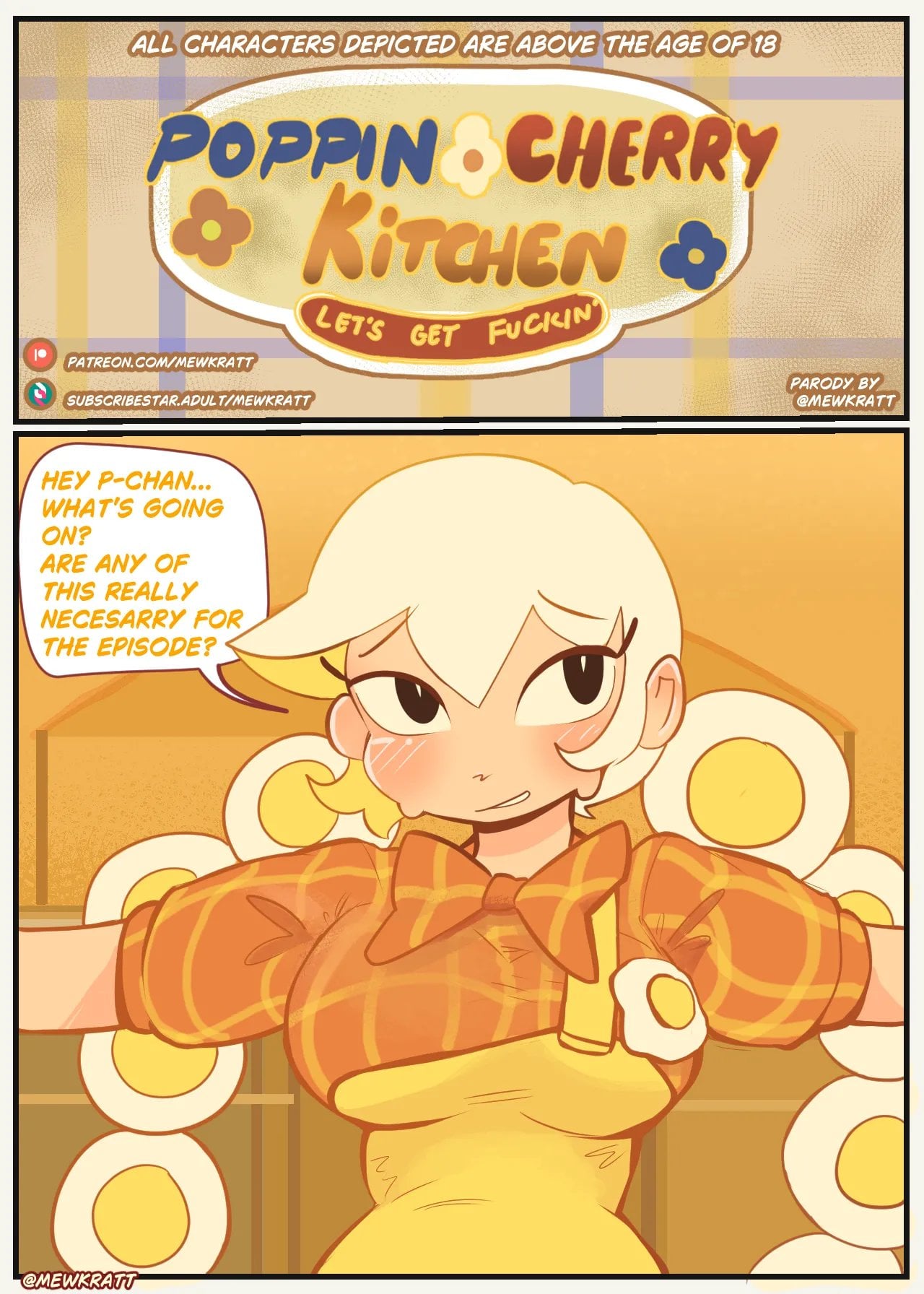 Poppin Cherry Kitchen comic porn — cover