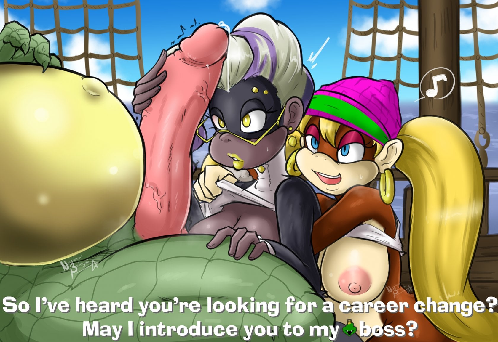 Poppy’s Career Change comic porn — cover