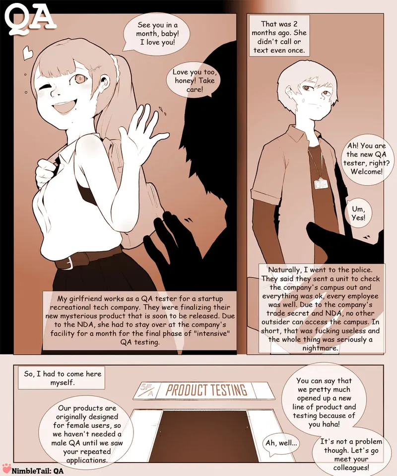 QA comic porn — cover