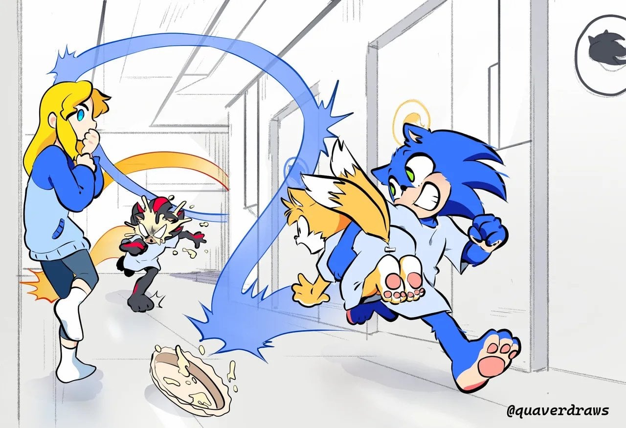 [Quaverdraws | QuaverNSFW] Sonic Ark AU — cover