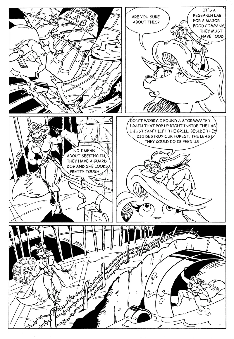 Queen Sized Vixen comic porn — cover