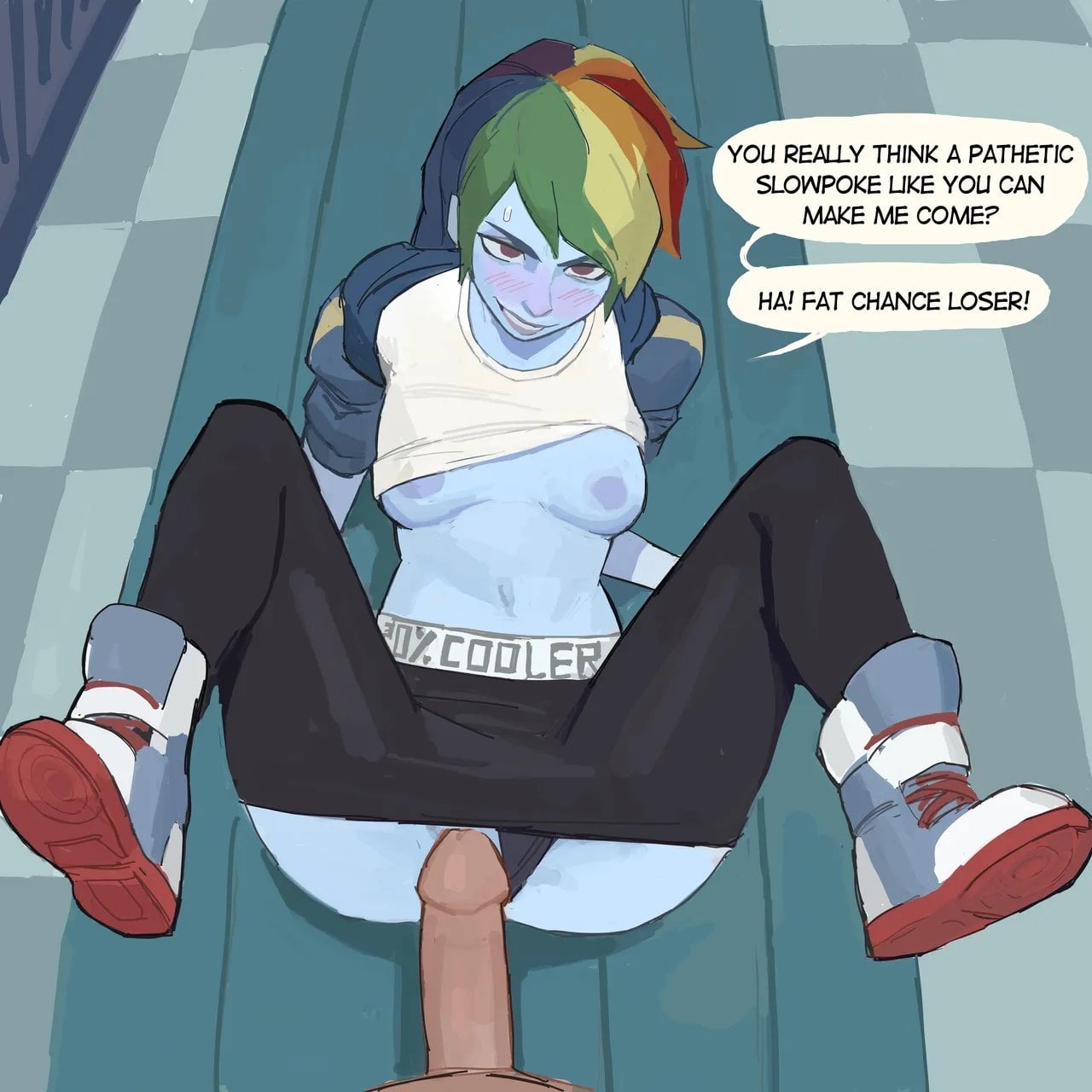 Rainbow Dash comic porn — cover
