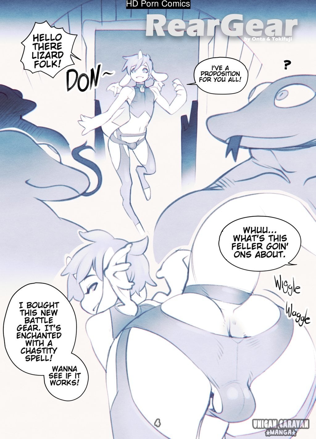 Rear Gear comic porn — cover