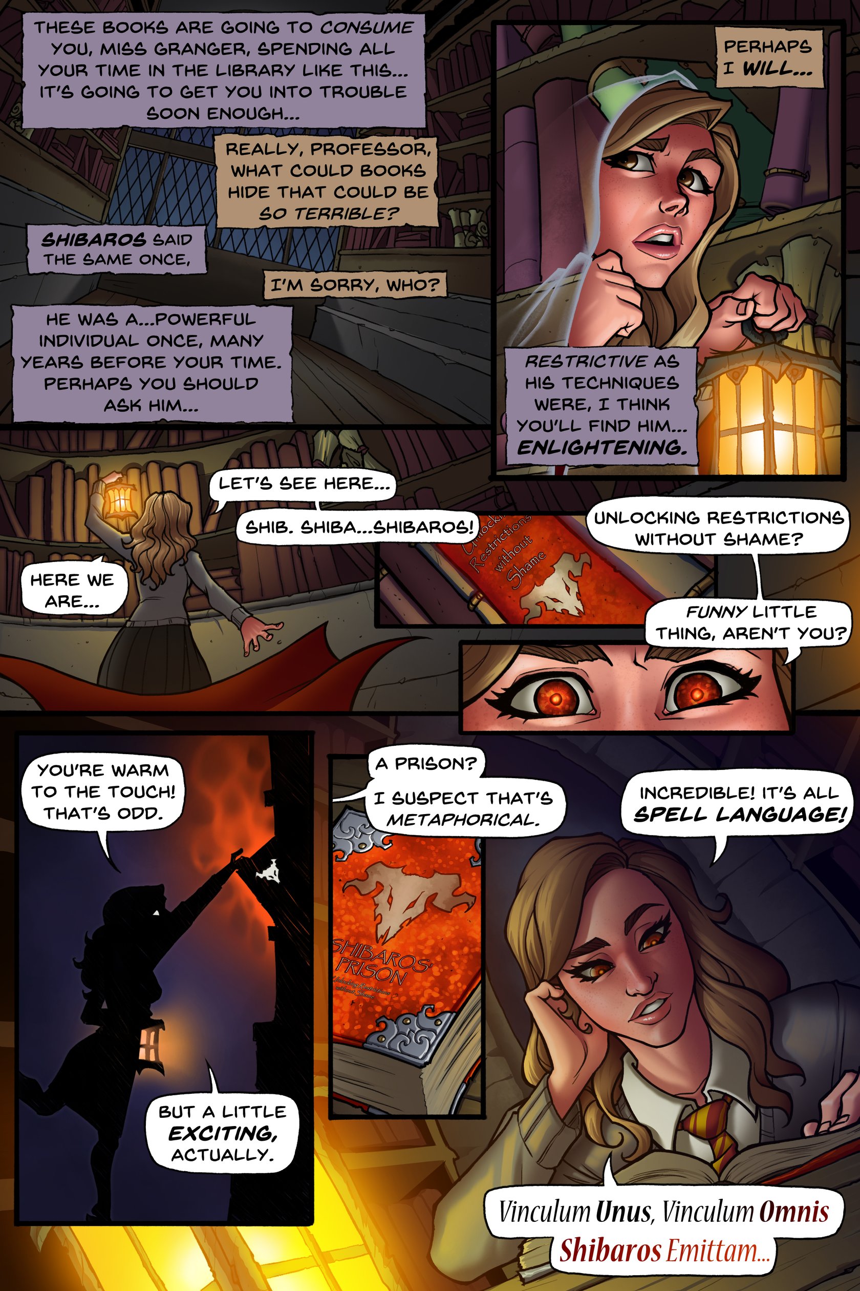 Restricted (Harry Potter) comic porn — cover