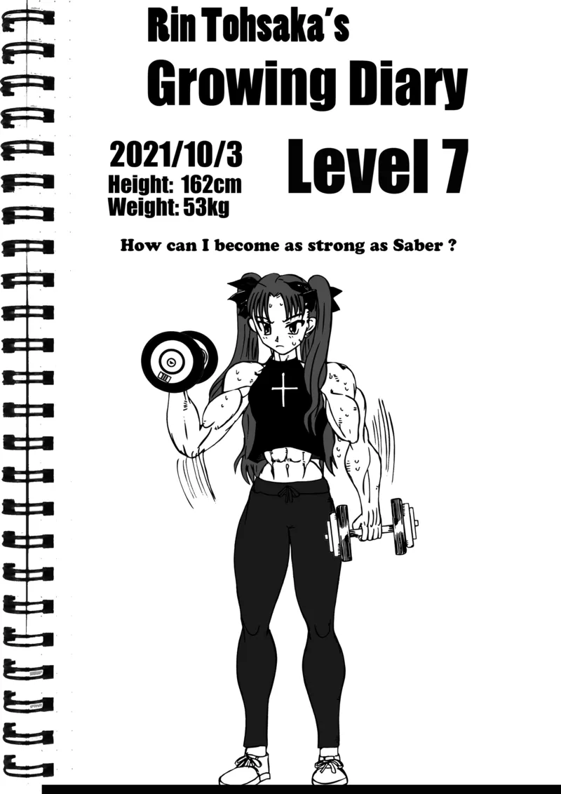 Rin Tohsaka’s Growth Diary comic porn — cover