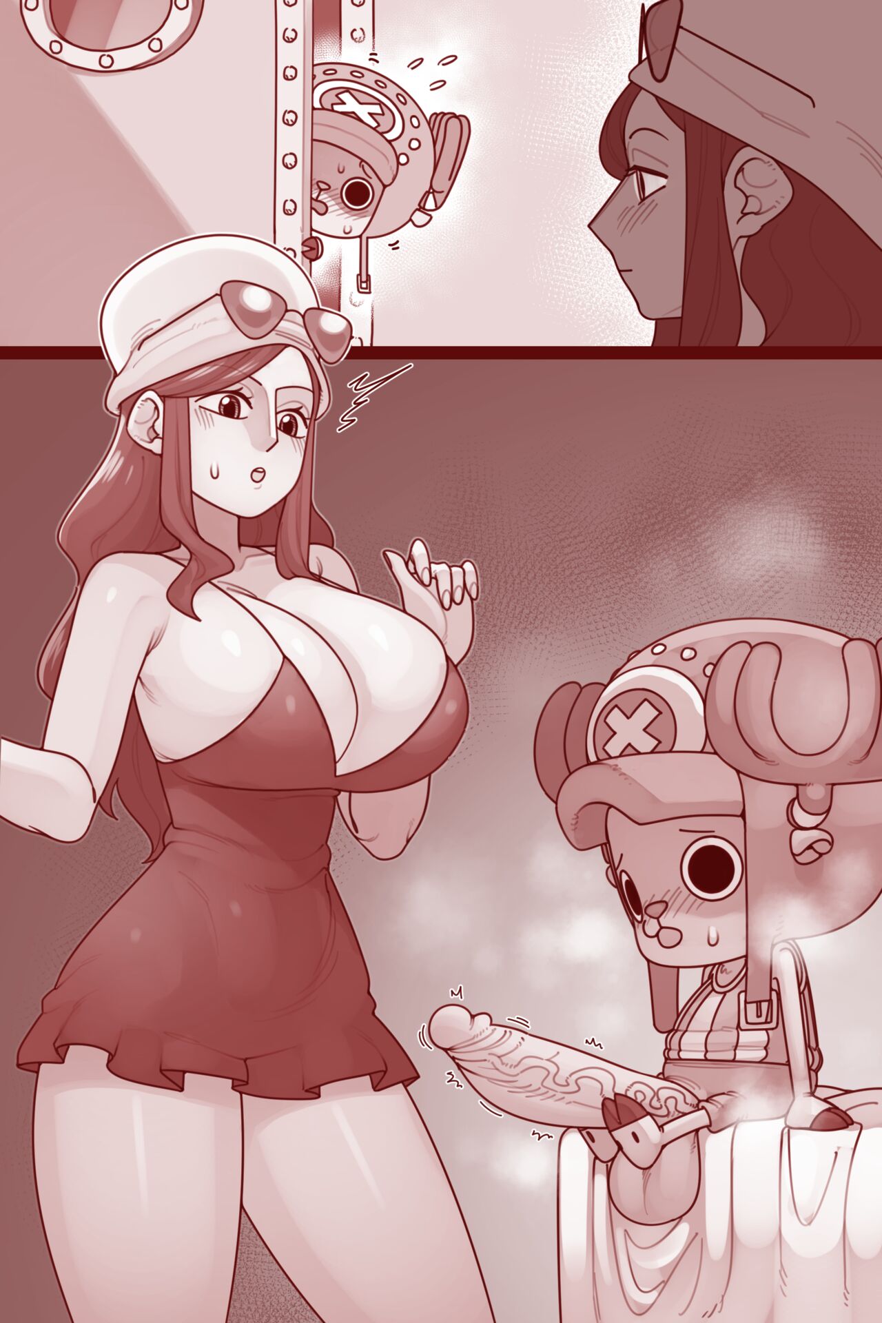 Robin x Chopper Zuri comic porn — cover