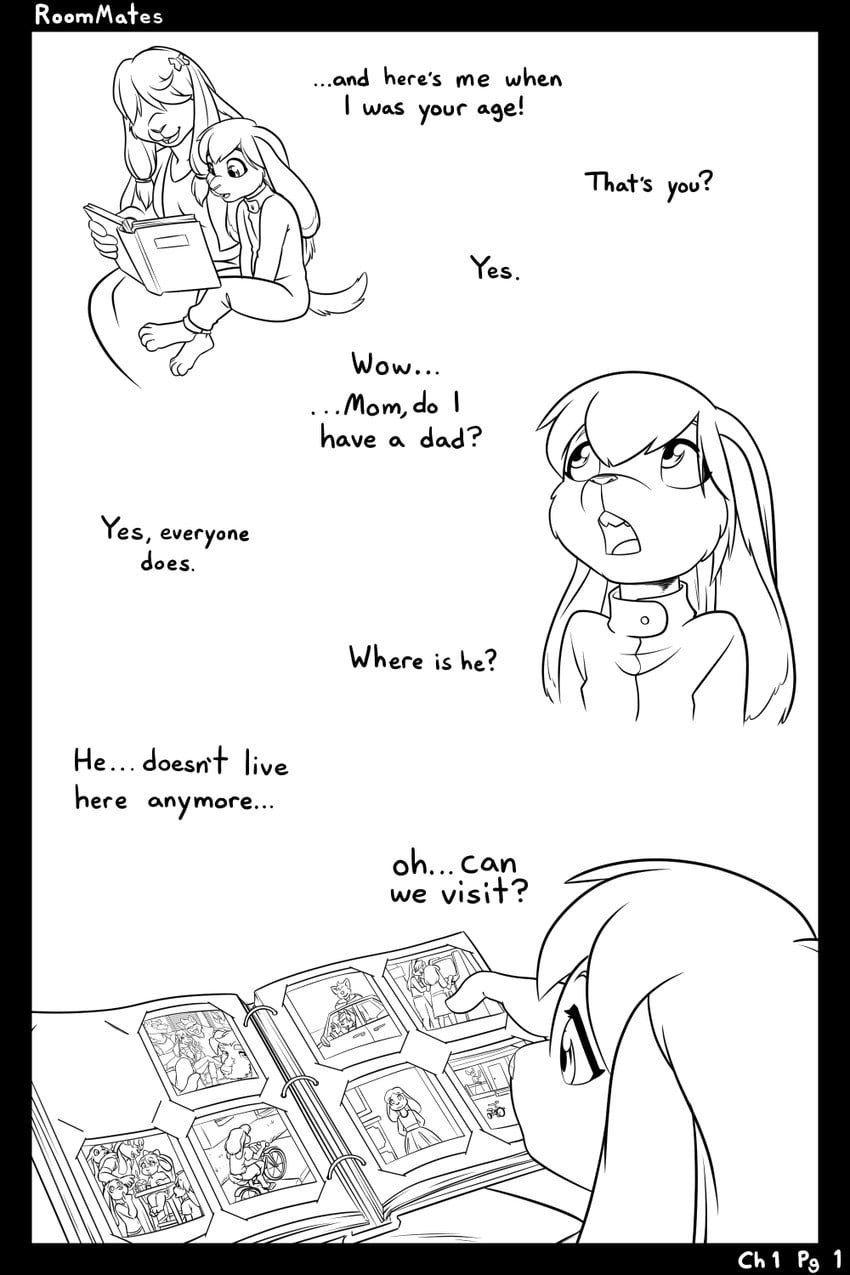 Roommates (Black-Kitten) — cover