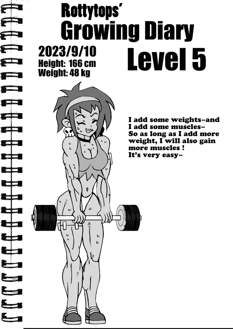 Rottytops’s Growth Diary comic porn — cover