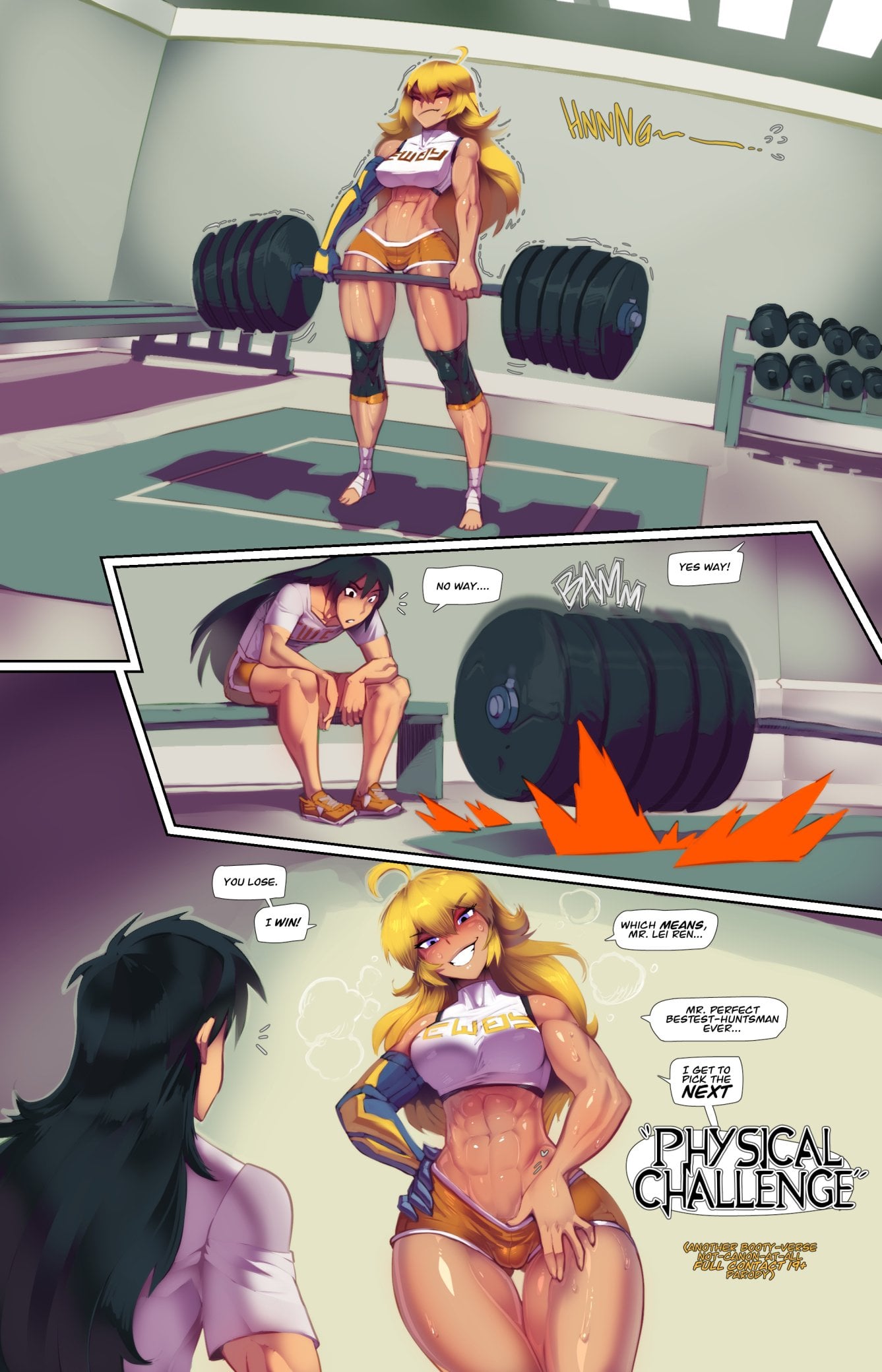 Rwby: Physical Challenge — cover