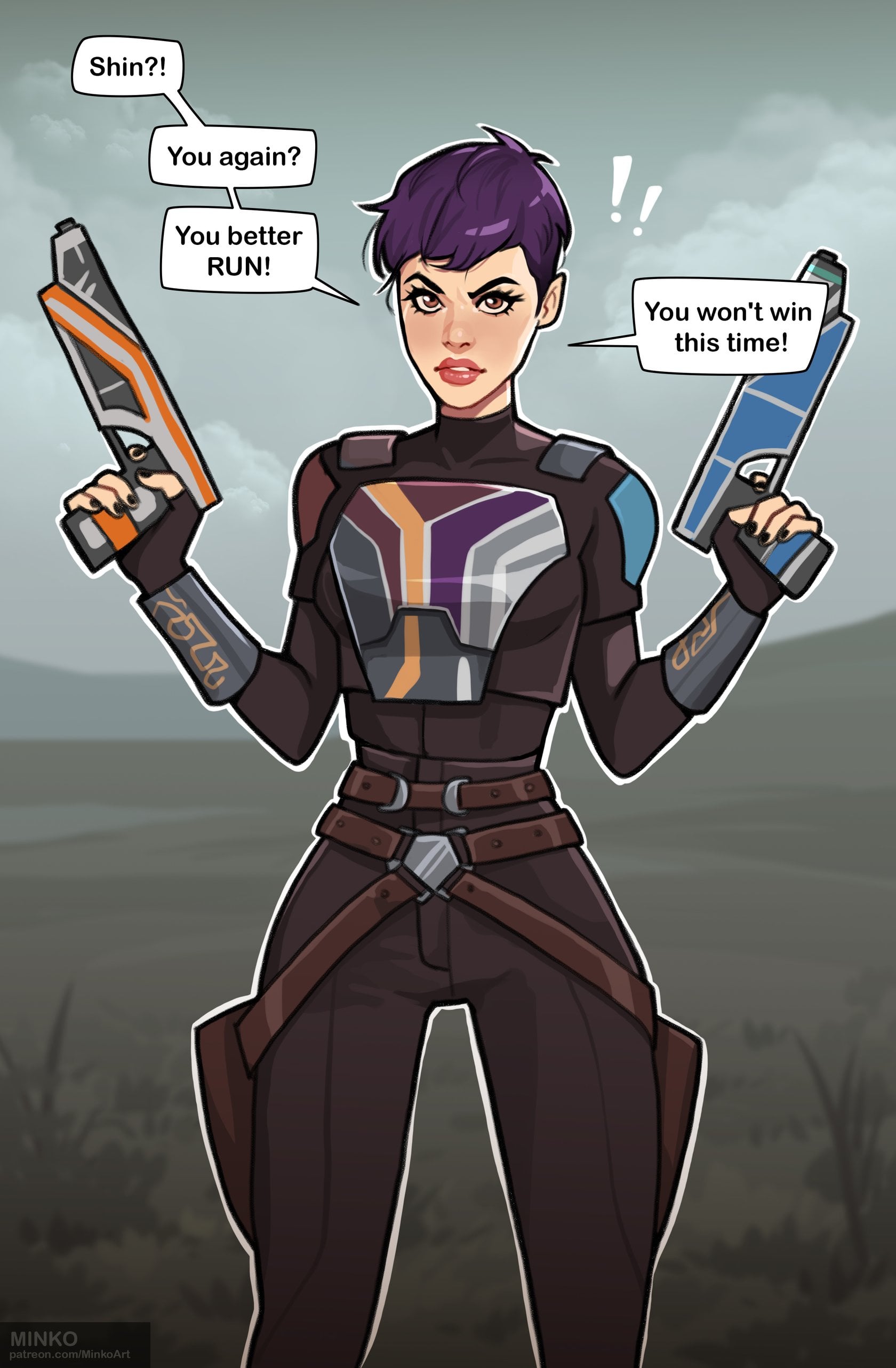 Sabine and Shin (Star Wars) — cover