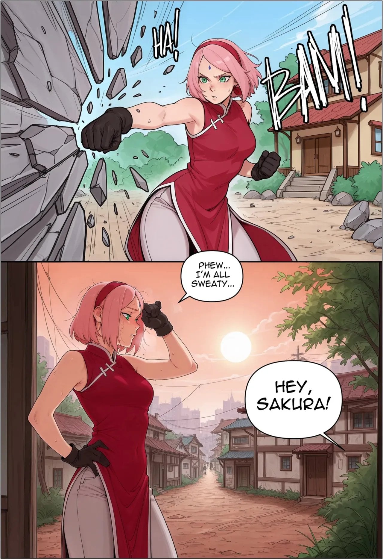 Sakura Haruno x Ino Yamanaka (Parody :Naruto Shippuden) — cover