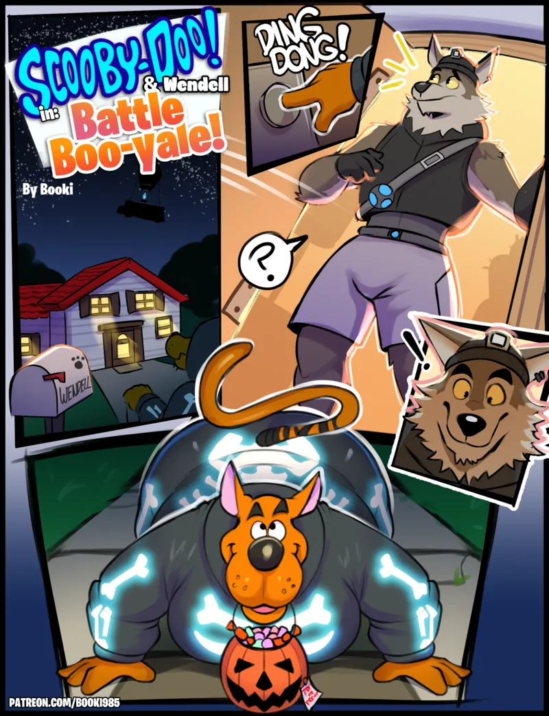 Scooby Doo & Wendell – Battle Boo-Yale! comic porn — cover