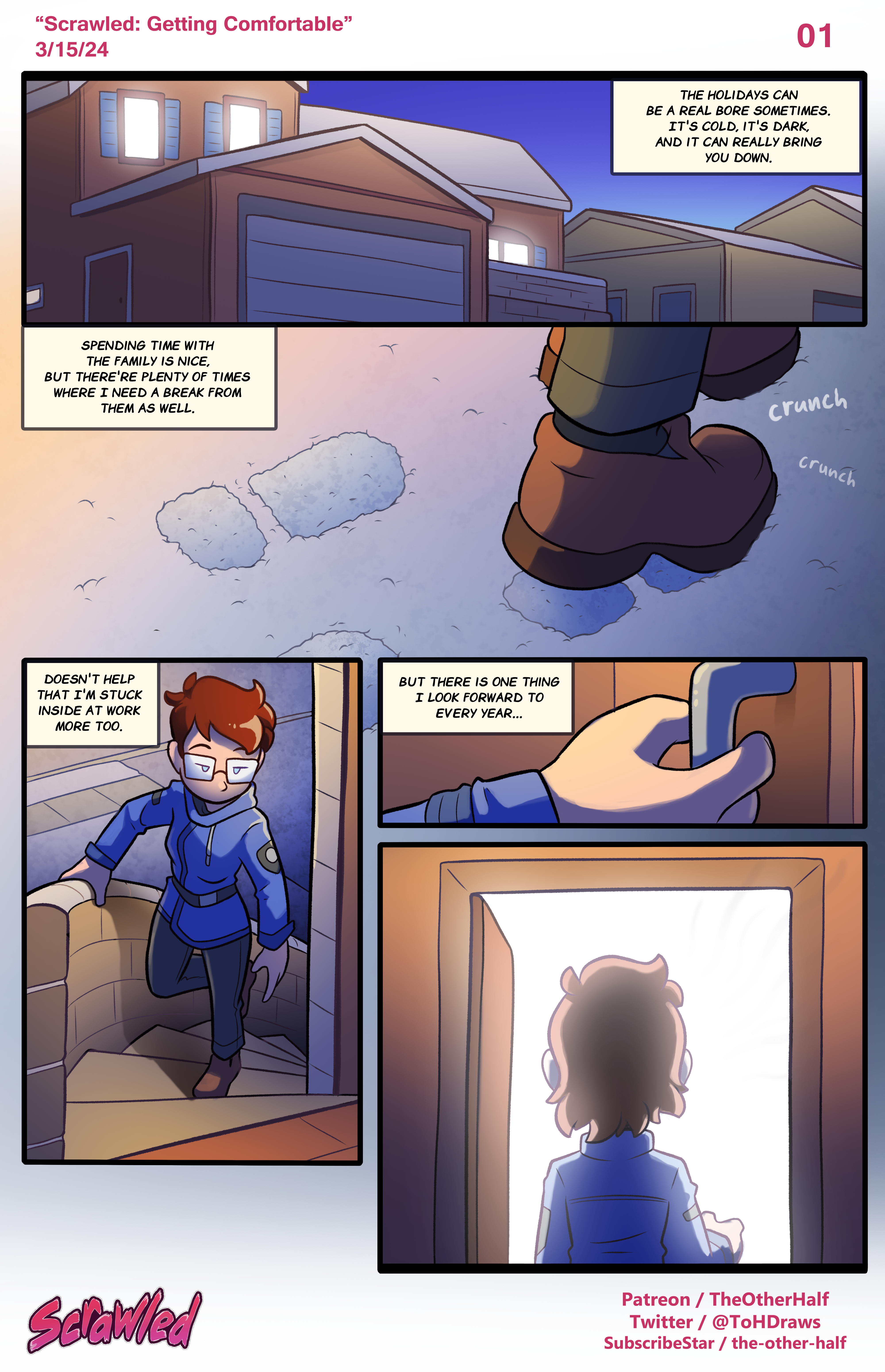 Scrawled 4: Getting Comfortable — cover
