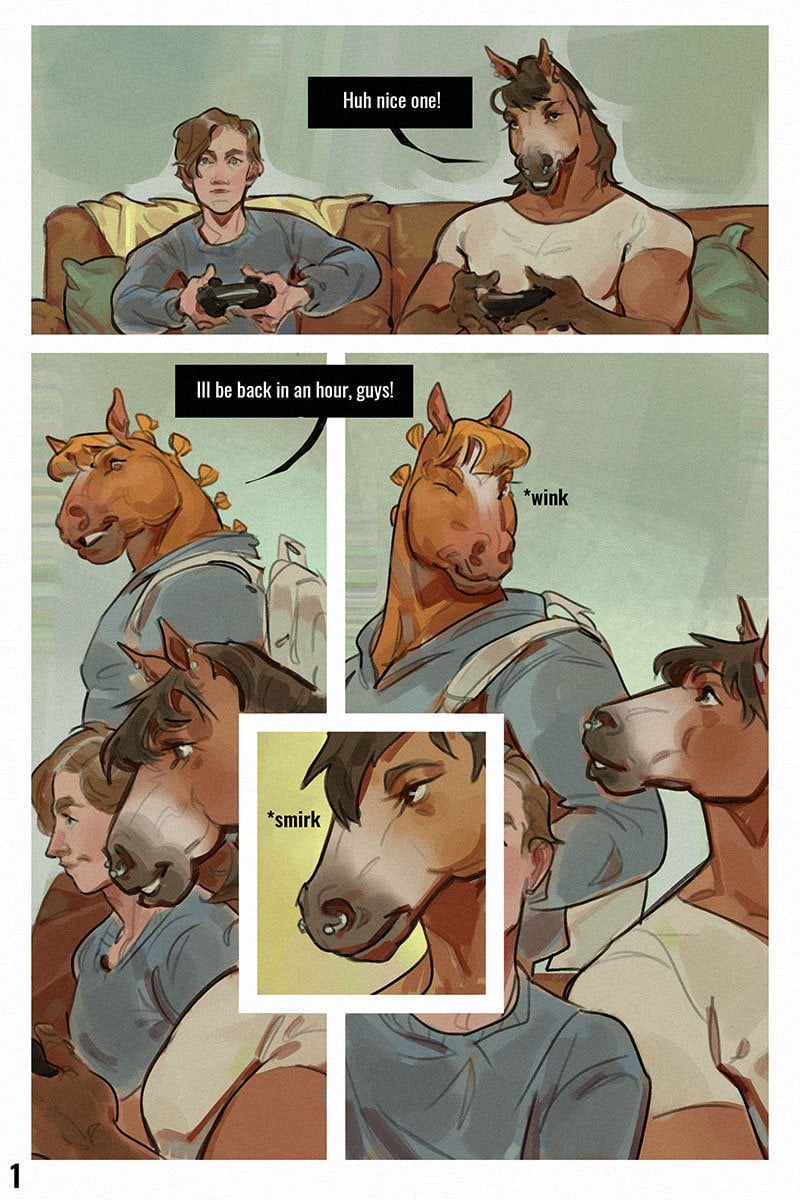 Sculpting A Stallion (Ongoing) comic porn — cover