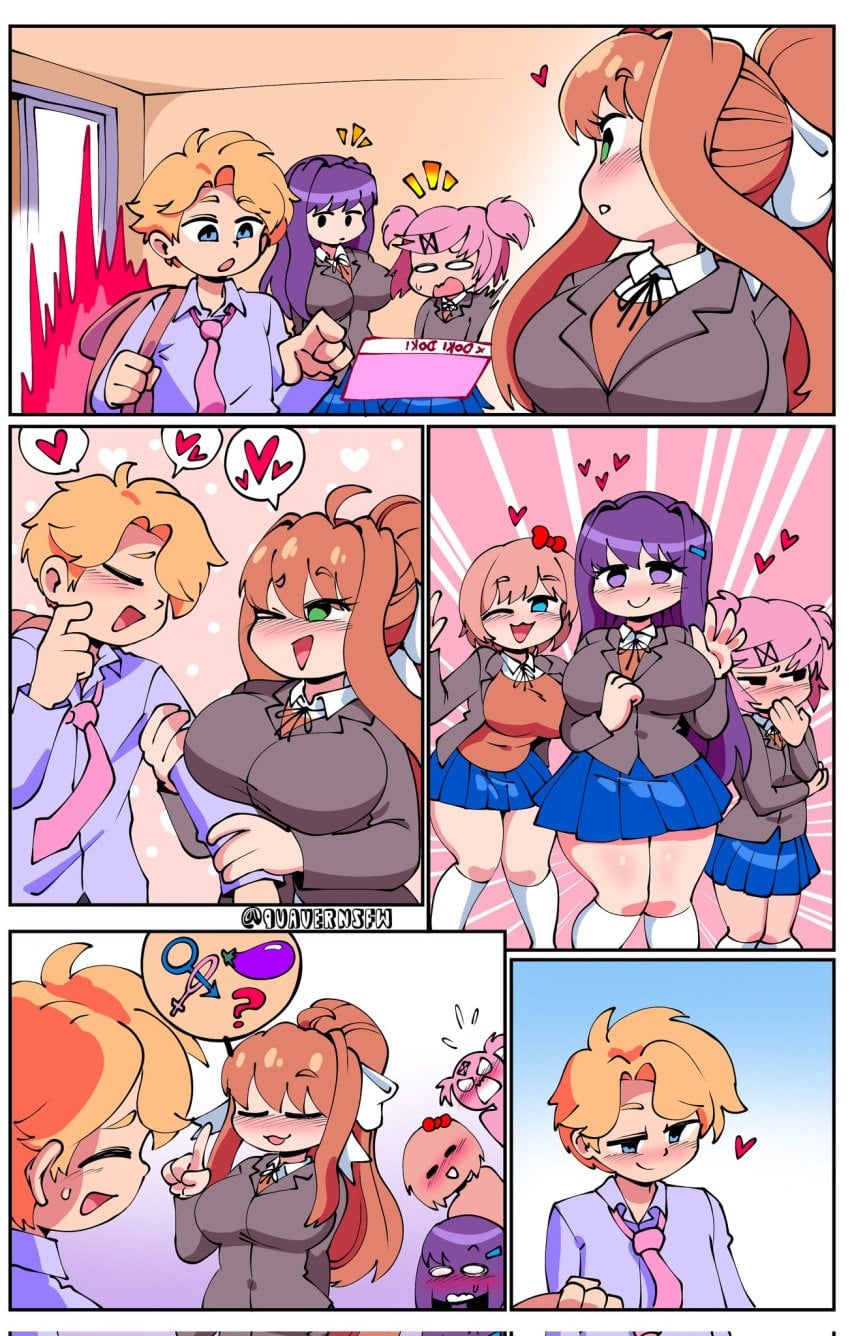Senpai x DDLC Girls — cover