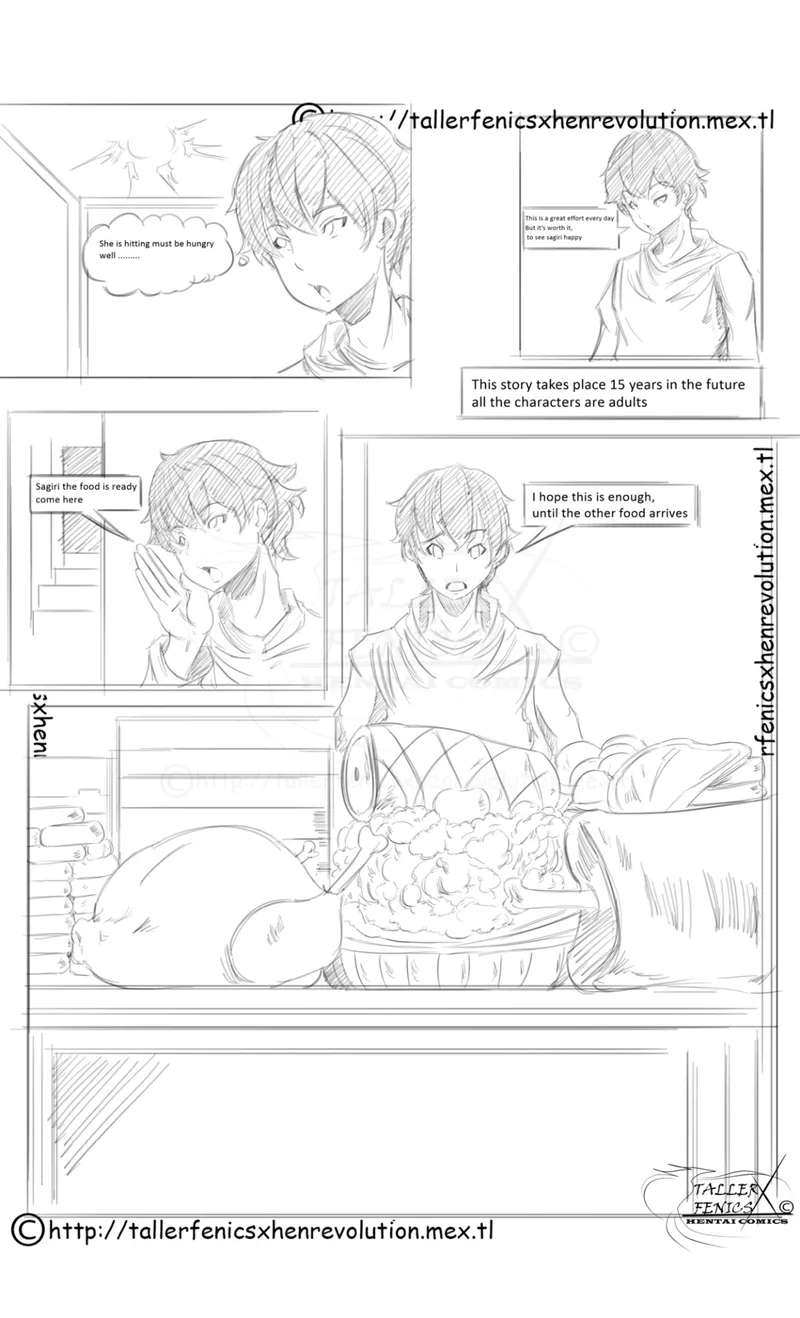 Sensei Sagiri Vore comic porn — cover