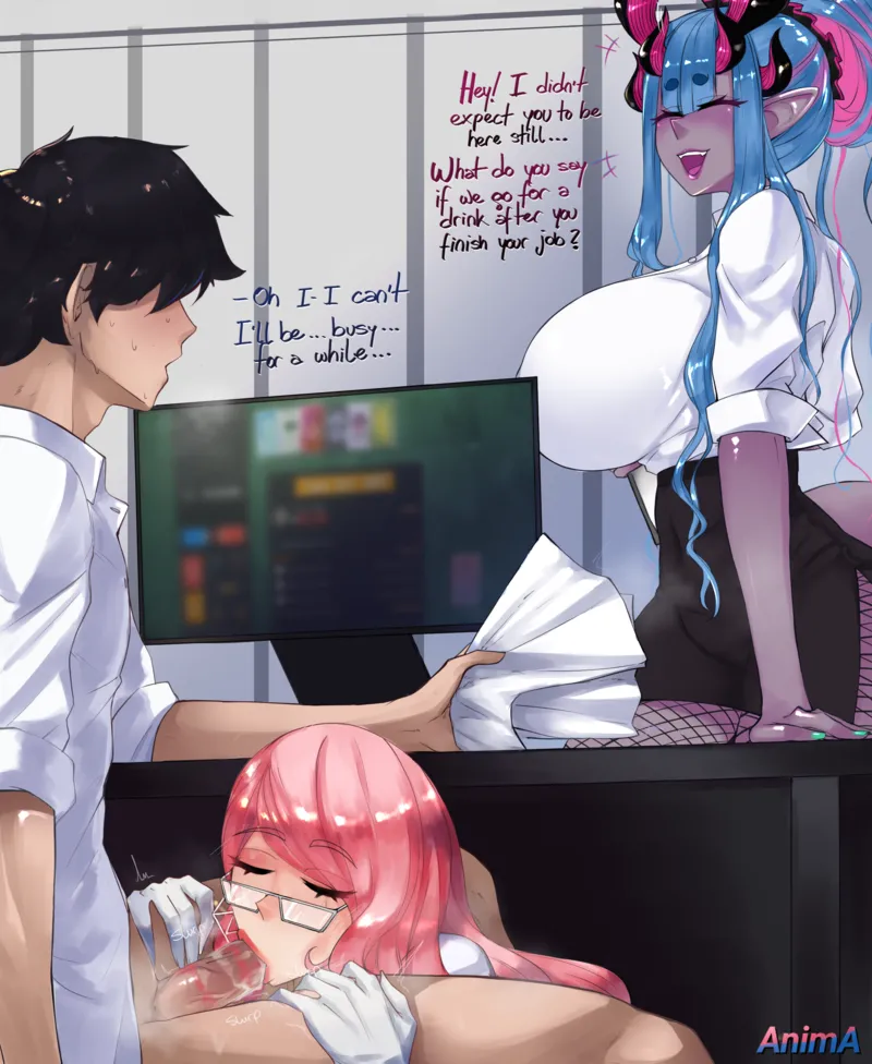 Sex With Ibuki And Koyanskaya comic porn — cover
