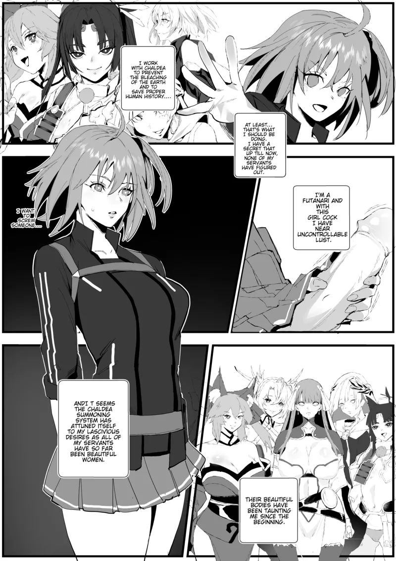 Sexual Experiment Chaldea – Corruption Klironomia comic porn — cover