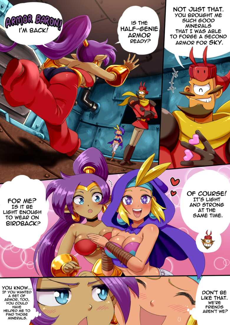 Shantae’s Armor comic porn — cover