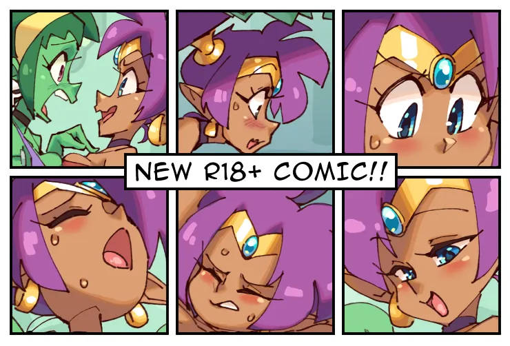 Shantae’s Zombie Crisis! comic porn — cover