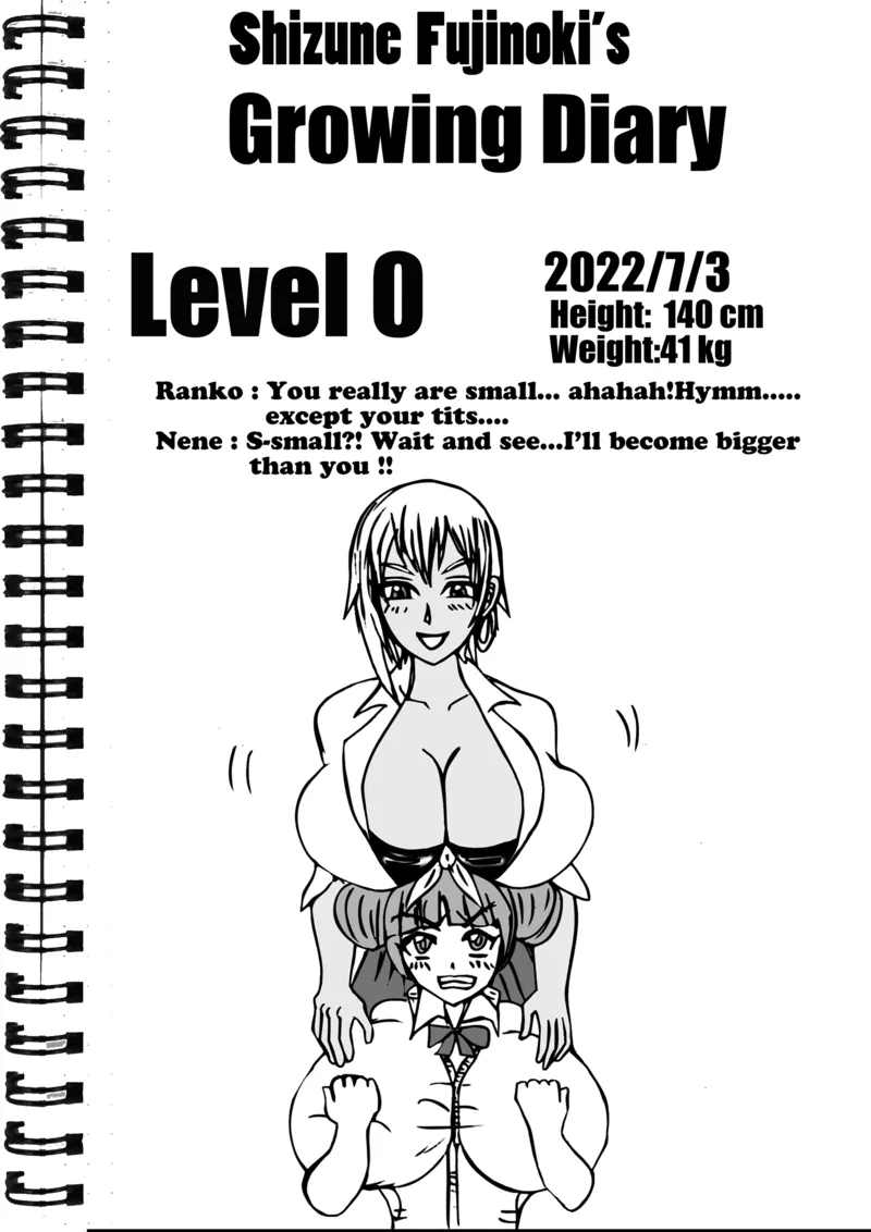 Shizune Fujinoki’s Growth Diary comic porn — cover