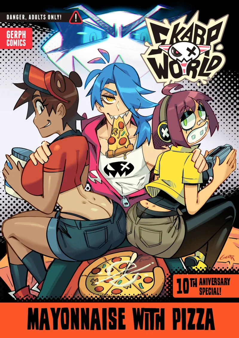 Skarp World – Mayonnaise With Pizza comic porn — cover