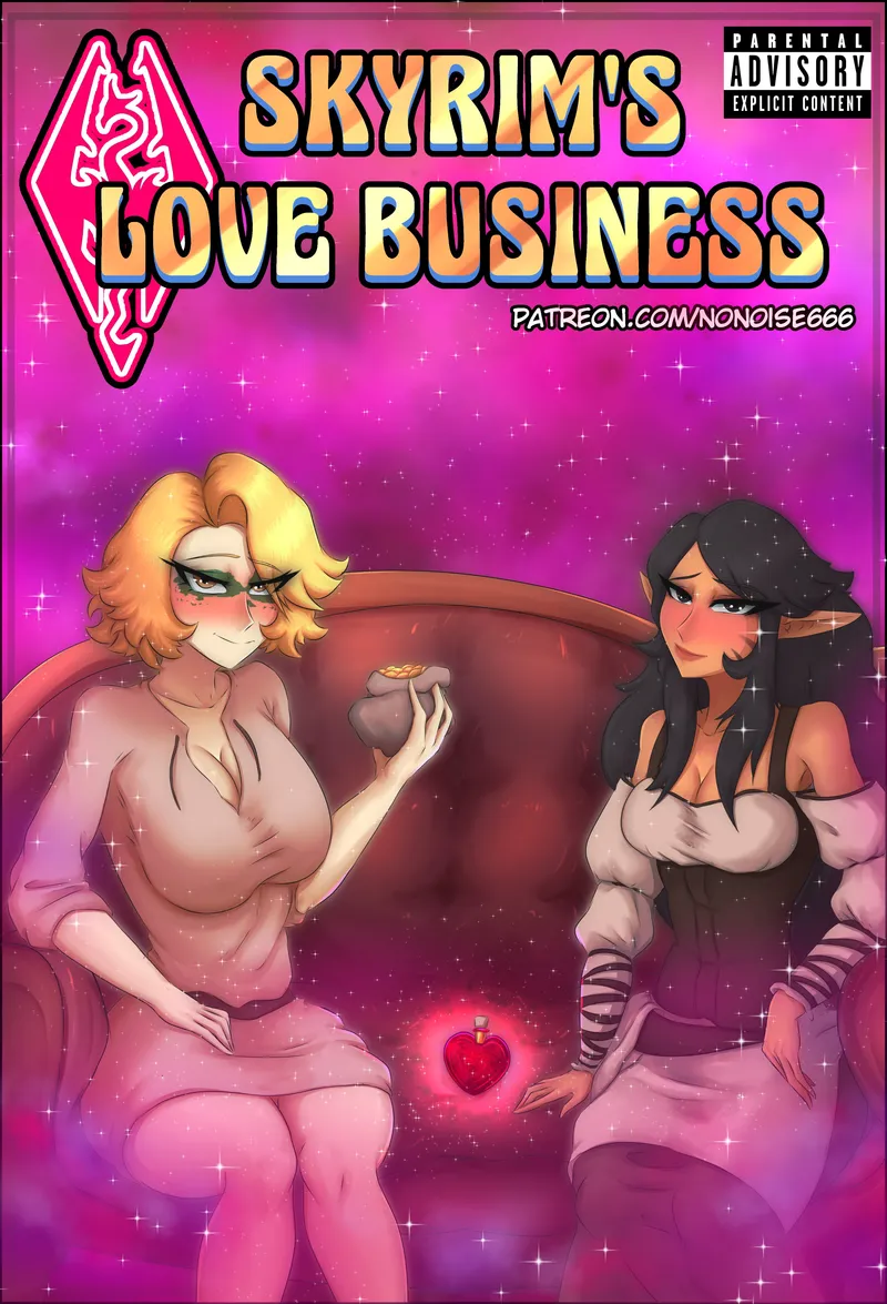 Skyrim’s Love Business comic porn — cover