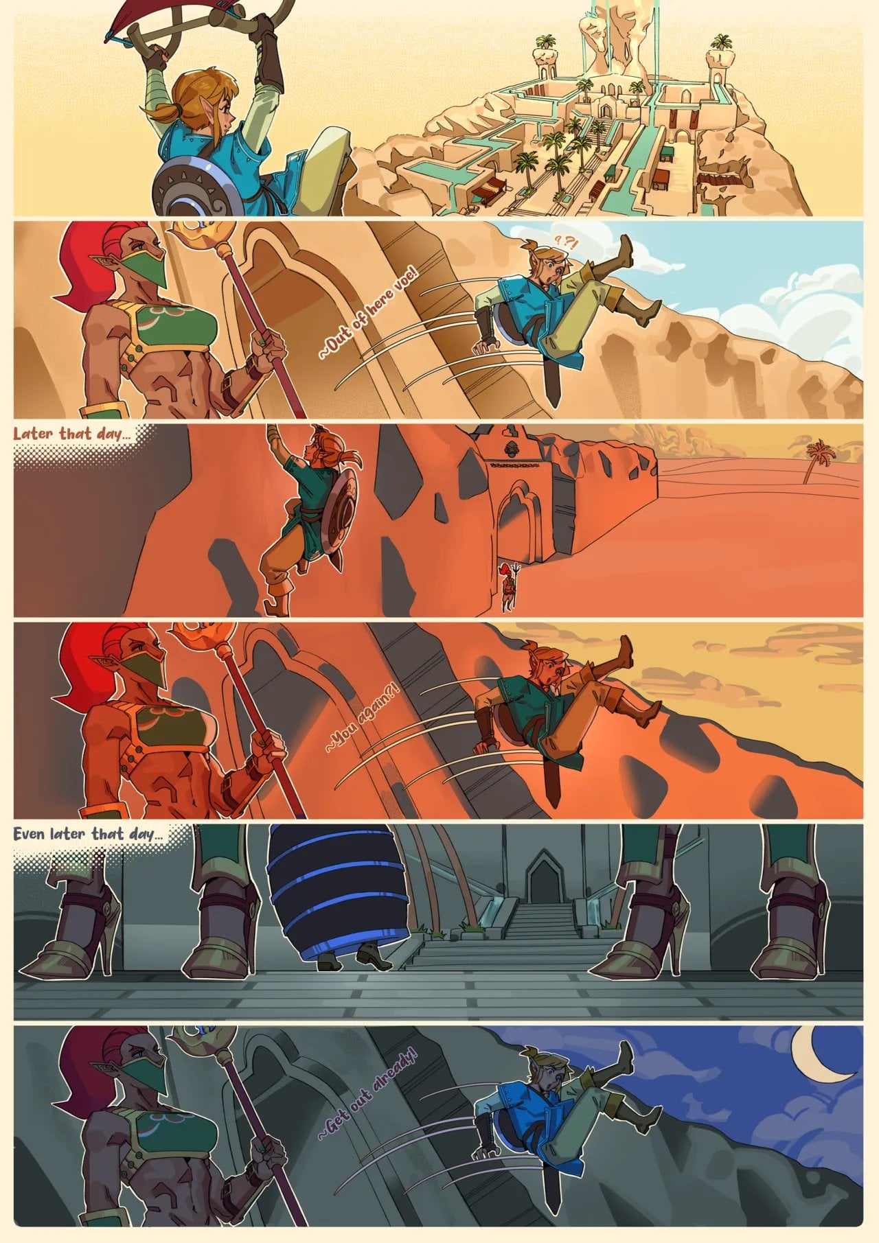 Sneaking into the Forbidden Town ch.1 comic porn — cover
