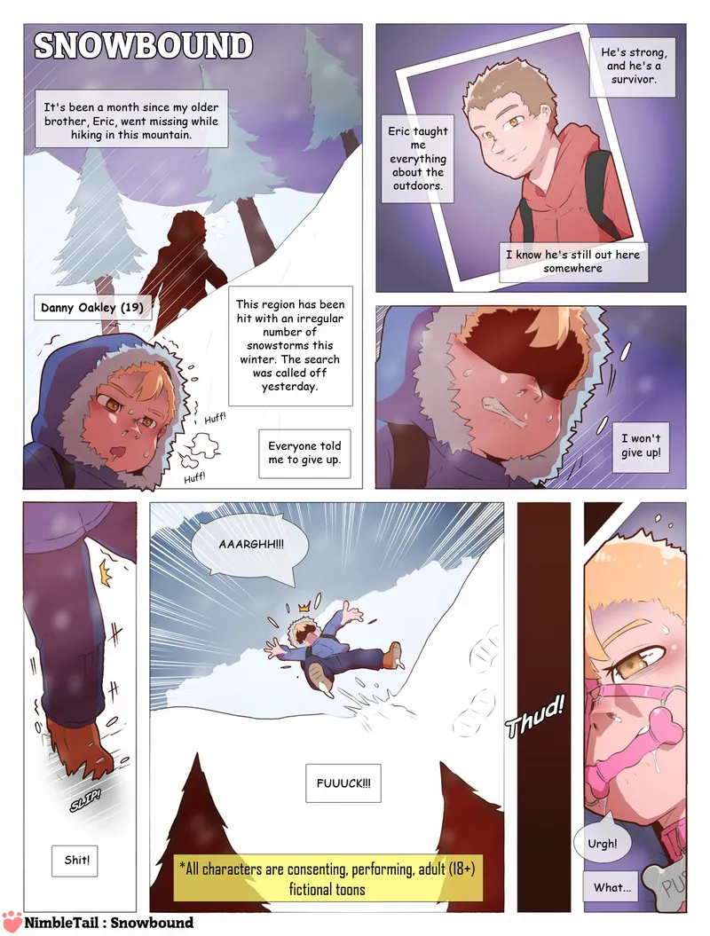 Snowbound comic porn — cover