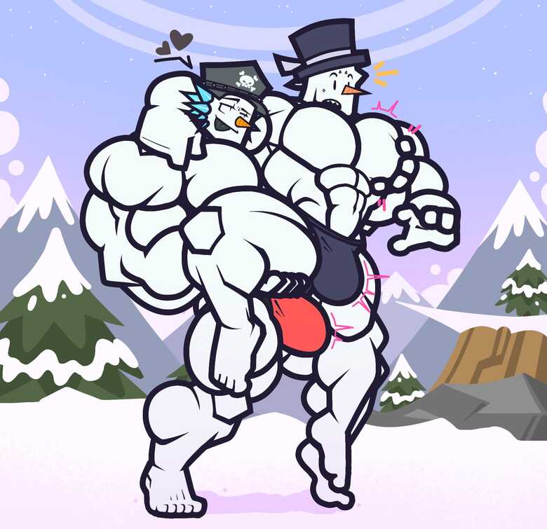 Snowman comic porn — cover