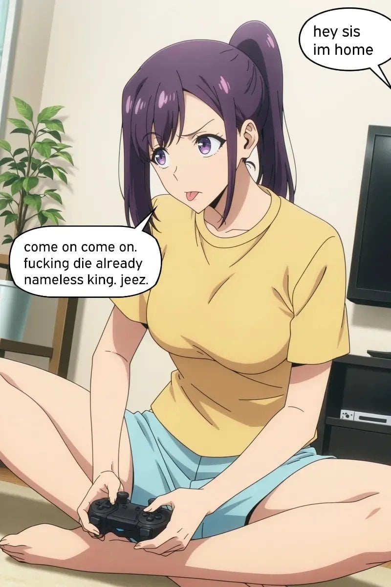 Solo Leveling: Jin-ah Plays With Jin-woo comic porn — cover
