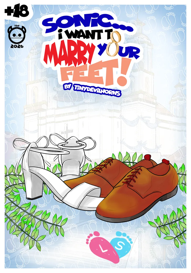 Sonic… I Want To Marry Your Feet! comic porn — cover
