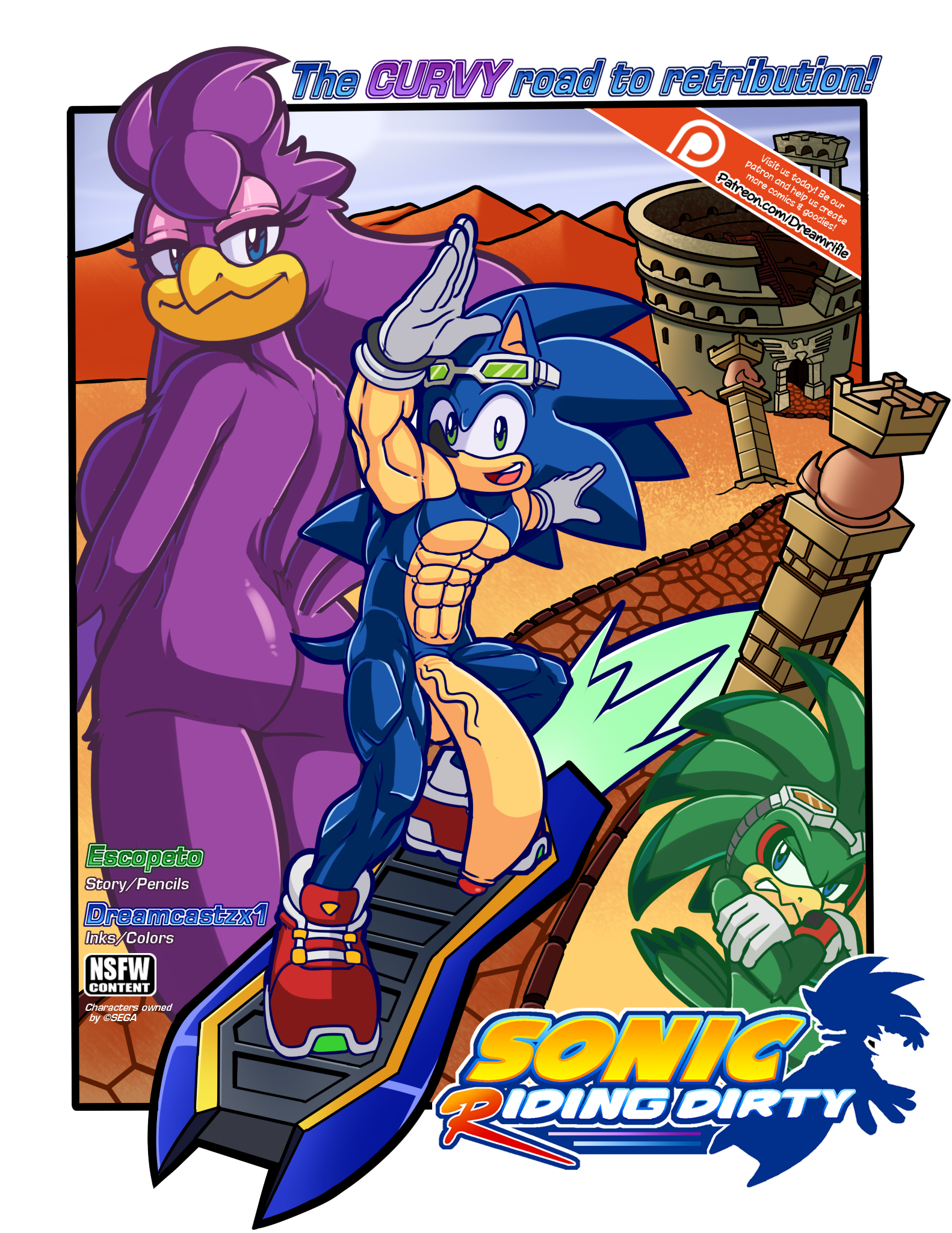 Sonic Riding Dirty — cover
