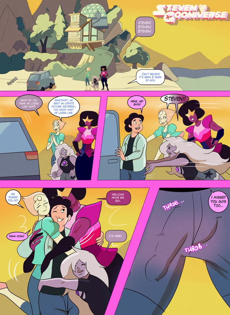 Steven Gooniverse comic porn — cover