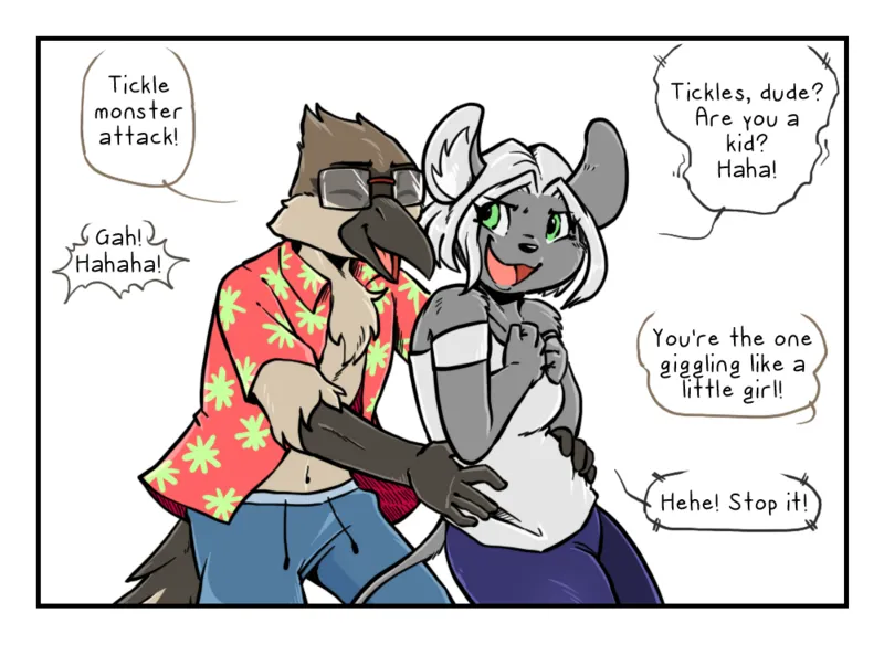 Stop Tickling Me! comic porn — cover