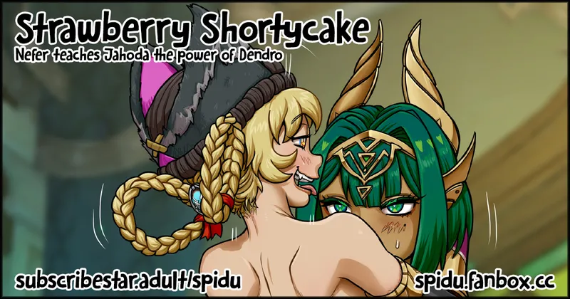Strawberry Shortycake comic porn — cover