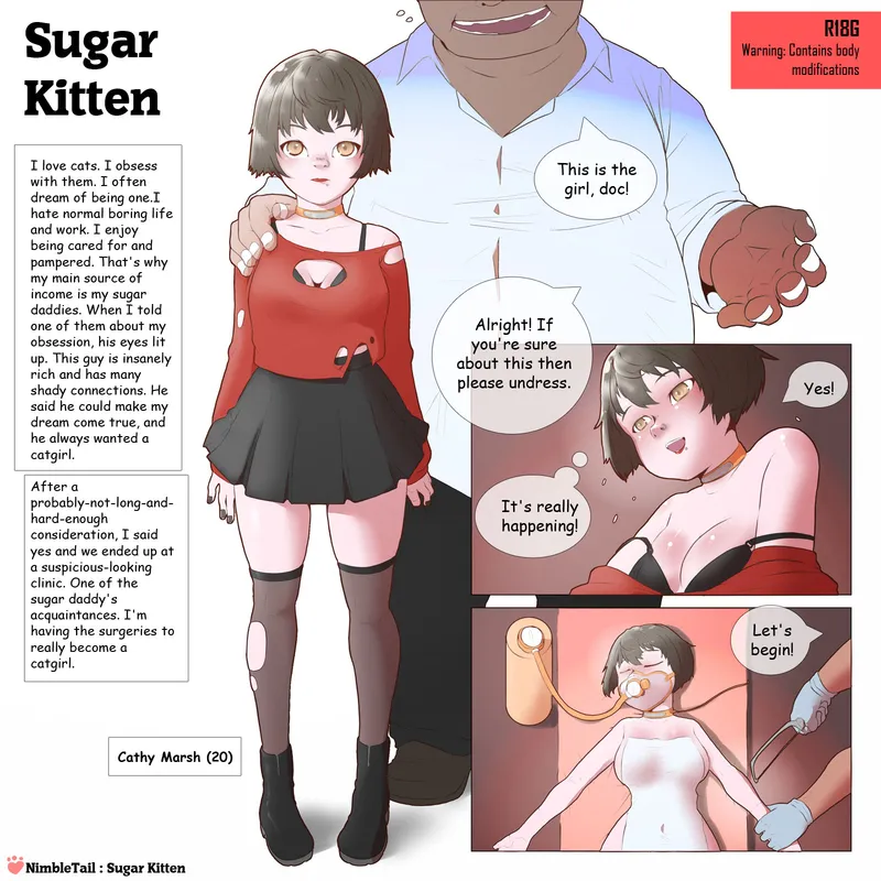 Sugar Kitten comic porn — cover