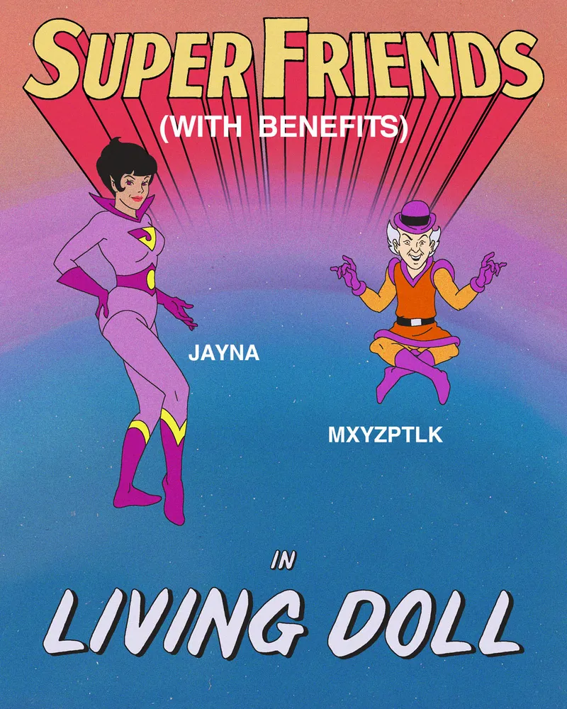 Super Friends With Benefits – Living Doll comic porn — cover