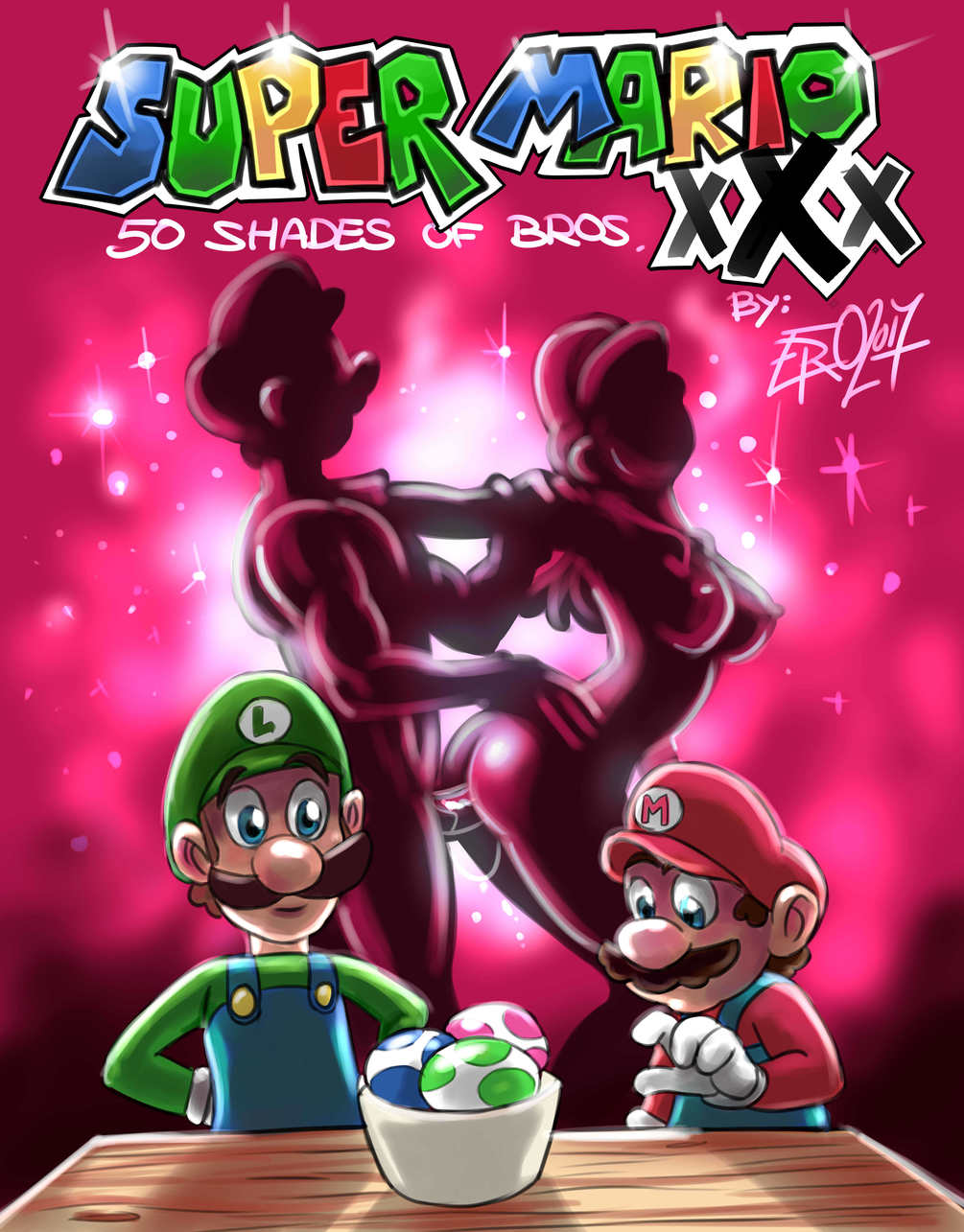 Super Mario - 50 Shades of Bros — cover