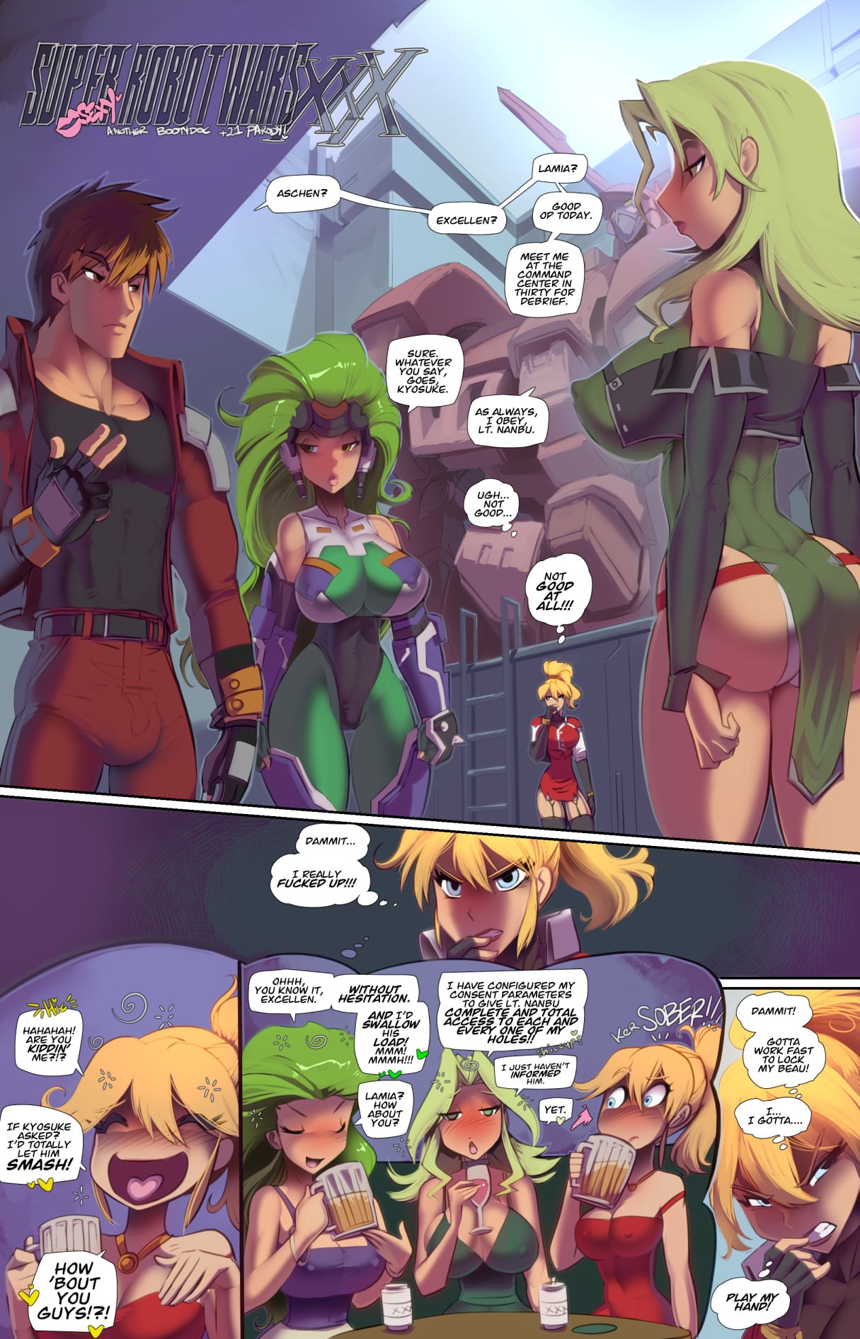 Super (Sexy) Robot Wars XXX — cover