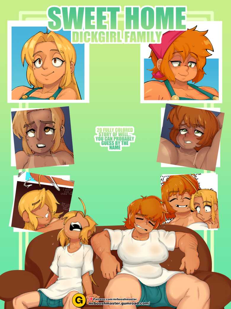 Sweet Home Dickgirl Family comic porn — cover
