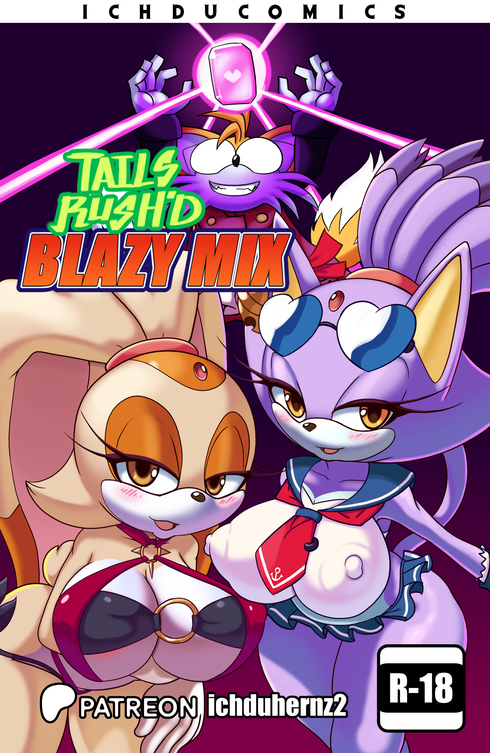 Tails Rush'd Blazy Mix 1-2 — cover