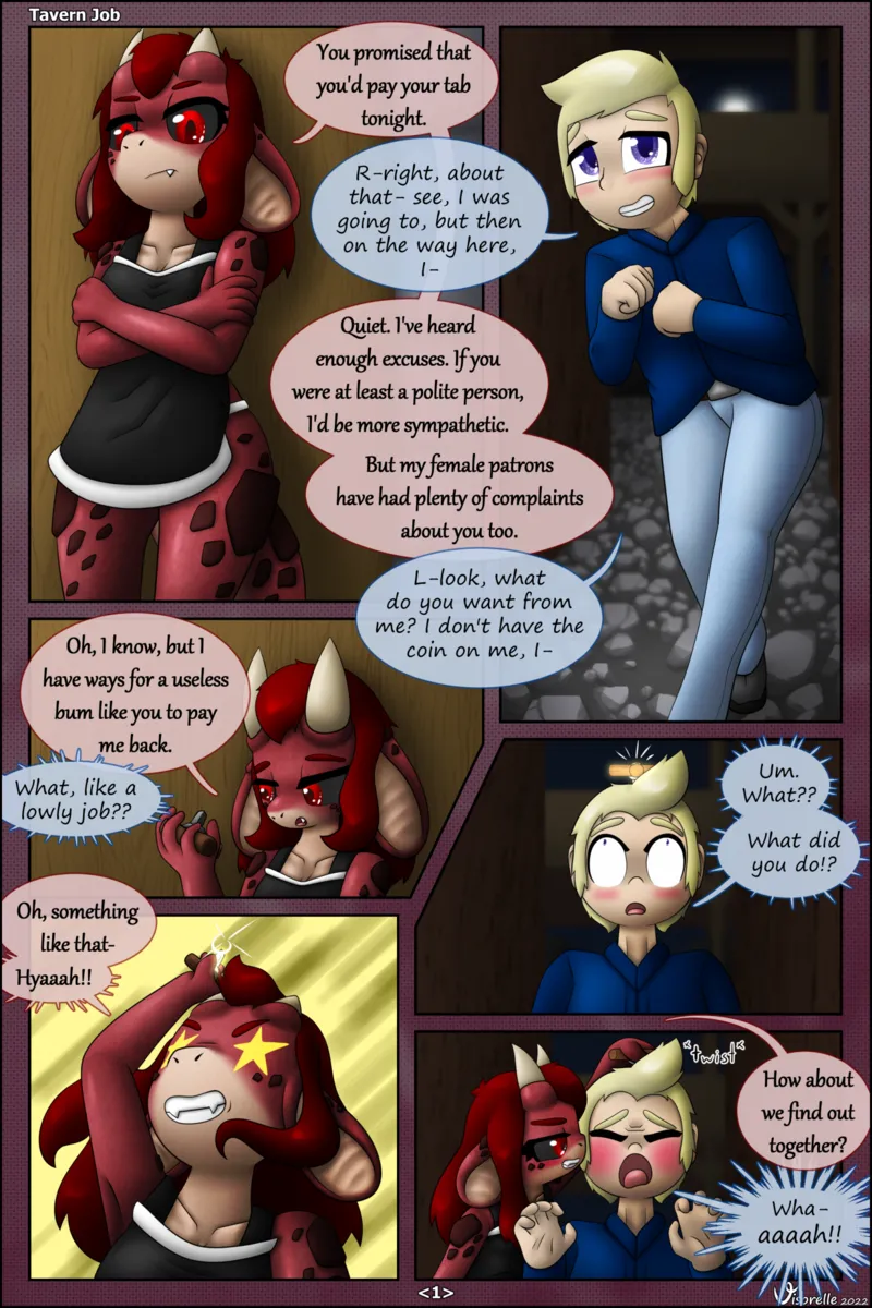 Tavern Job comic porn — cover