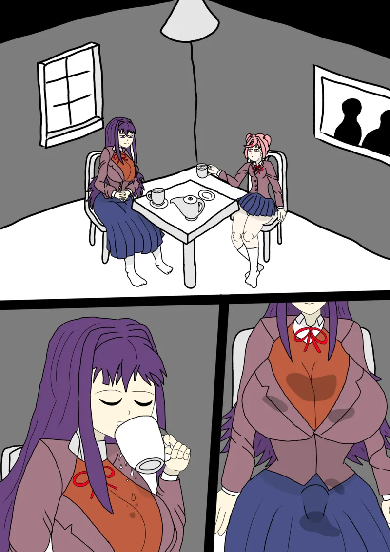 Tea Time With Yuri And Natsuki — cover