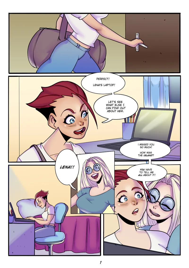 The Curse Of Spooky Island comic porn — cover