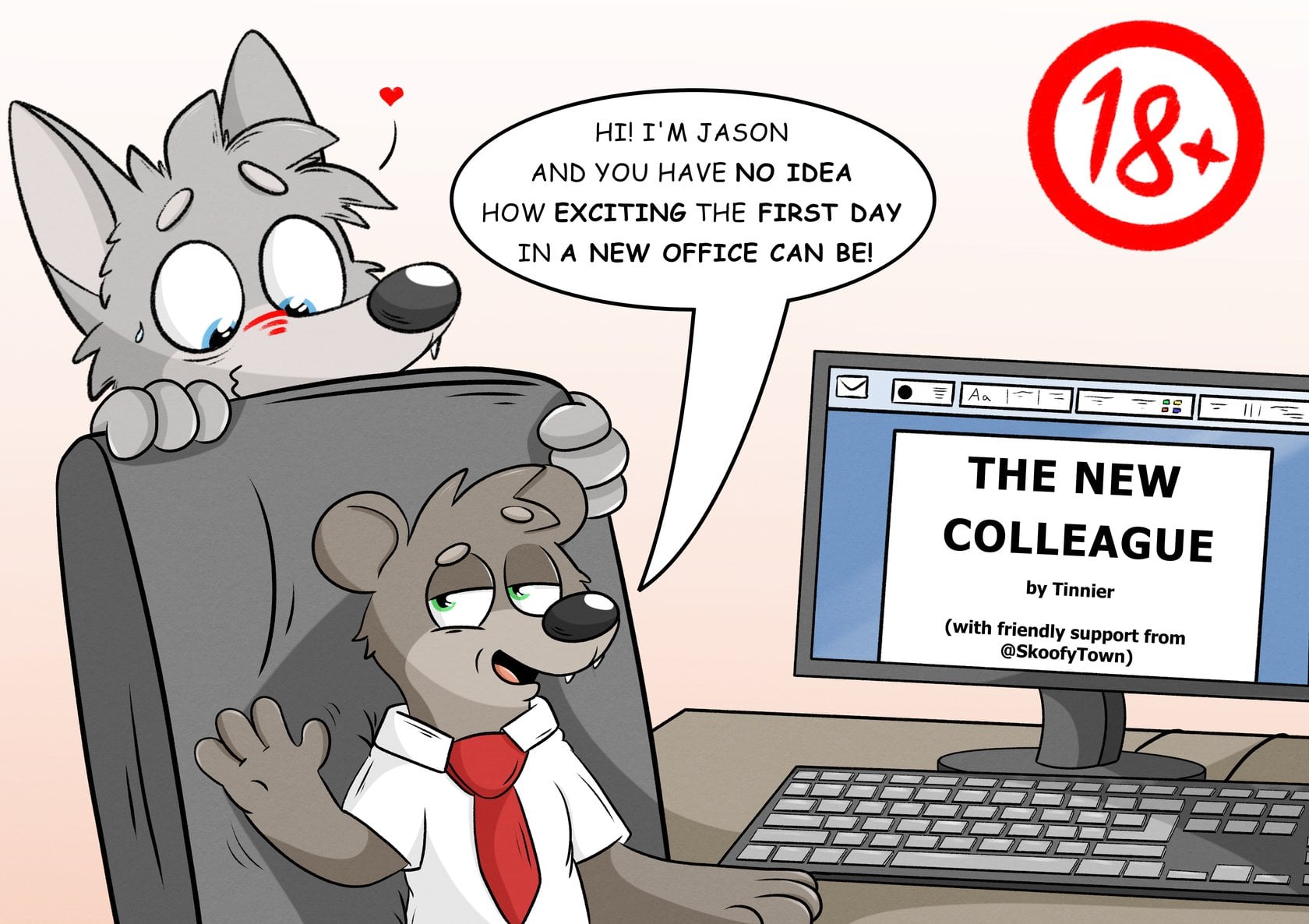 The New Colleague | Tinnier — cover