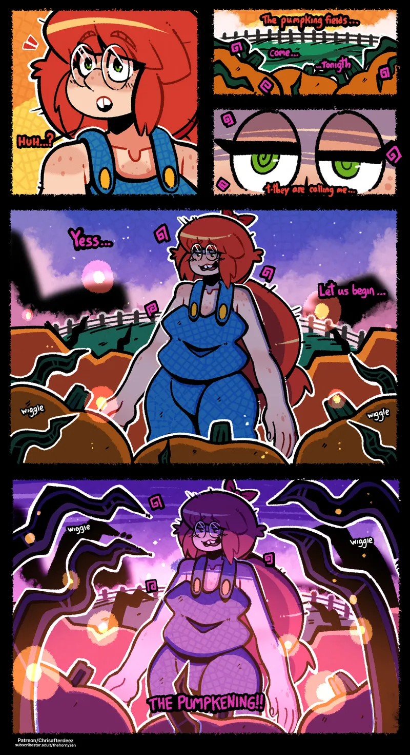 The Pumpkening! comic porn — cover